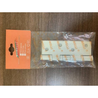 Петля MORELLI MS 100X70X2.5-4BB W стальная 1шт. белый 9012550