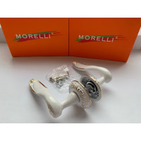 Дверная ручка MORELLI "Giuseppe", цвет-белая эмаль/золото  MH-22-CLP W/PG 9011967