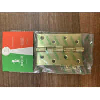 Стальная петля RUCETTI RS 100х70х2.5-4BB SG матовое золото 9010639