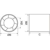 Трубный вентилятор MTG A100C 4566
