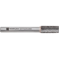 Борфреза твердосплавная NORGAU форма A цилиндрическая с гладким торцем SCM HM A0820M06-45 (8х20х6х60 мм) 077105280