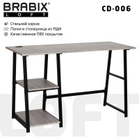Стол на металлокаркасе BRABIX LOFT CD-006 дуб антик 641225