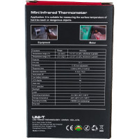 Цифровой инфракрасный термометр-пирометр UNI-T UT300A+, -20c/+400c, 00-00004258 106893