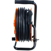 Кабельный однофазный удлинитель MTG на катушке ПВX, 4X220В MT250В H05VV-F 3x2,50мм2 25м 8315