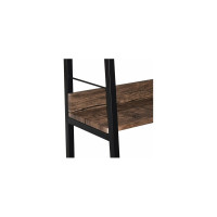 Стеллаж на металлокаркасе BRABIX LOFT SH-003 600х350х1500 мм, 5 полок, цвет морёный дуб 641234