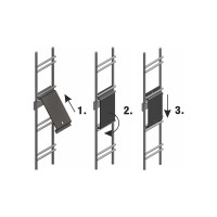 Полка сетчатая ESSE для обуви 498x360, мм. Металлик SWH03-23