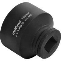 Головка ударная шестигранная (70 мм; 1DR) AV Steel AV-740070