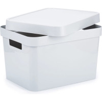 Коробка CURVER INFINITY с крышкой, 17 л, серая 04743-099-01