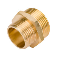 Ниппель Unipump 1"х1 1/4" НР, латунь 35762