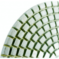 Круг алмазный гибкий шлифовальный АГШК WHITE NEW (100x2.5 мм; Р400) TECH-NICK 128.120.6745