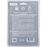 Навесные замки Apecs PD-01-50-Blister 3Locks+5Keys 28741