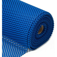 Коврик-дорожка SUNSTEP ПВХ, Цепочка 0,9х12 м, синий 39-636