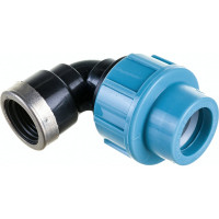 Отвод с внутренней резьбой (90°; 20х1/2") Unipump 97182