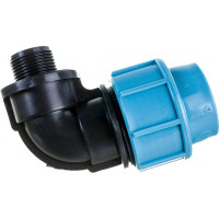 Отвод с наружной резьбой (90°; 32х3/4") Unipump 23787