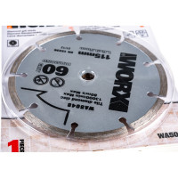 Алмазный пильный диск 115х1.6х9.5 мм WORX WA5048