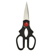 Кухонные ножницы МУЛЬТИДОМ черные ручки, 20,5 см AN60-32