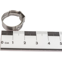 Ушковый хомут OETIKER 15-17.5 мм, ширина 7 мм, нерж. сталь Швейцария, 10 шт. 16702497