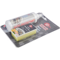 Матовый полироль пластика RED с губкой "ЛИМОН" Low Gloss 250мл в бл. R4265