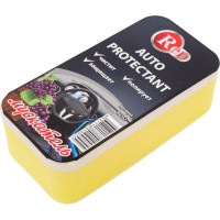 Матовый полироль пластика RED с губкой "МУСКАТЕЛЬ" Low Gloss 250мл в бл. R4262