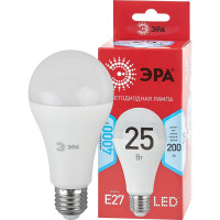 Светодиодная лампа ЭРА LED A65-25W-840-E27 R, груша, 25 Вт, нейтральная, E27, 10/100/1200 Б0048010