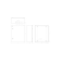 Щит с монтажной панелью ЭРА SIMPLE ЩМПг-06 IP54, 500x400x175, Б0047695