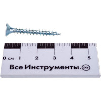Саморез КРЕП-КОМП белый цинк POZY 4,5х35 500шт бд4535ф