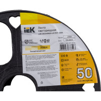 Лента IEK LED 50м LSR-2835WW60-4, 8-IP67-220В LSR3-1-060-67-0-50