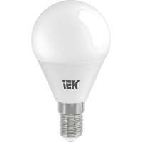Лампа IEK LED, G45, шар, 9вт, 230В, 3000К, E14 LLE-G45-9-230-30-E14