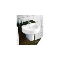 Полупьедестал Sanita Luxe Best белый, в комплекте с креплением 00013970 BSTSLSP01