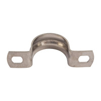 Металлическая двухлапковая скоба FORTISFLEX СМД INOX 19-20 мм 80135