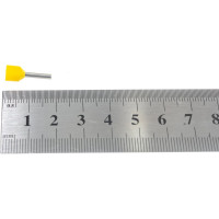 Наконечник-гильза IEK, НГИ2 1,0-10, желтый, 20шт UTE10-4-D2-3-100