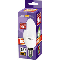 Светодиодная лампа Jazzway PLED-SP 9Вт C37 свеча 3000К теплый белый E14 820лм 230В/50Гц 2859457A