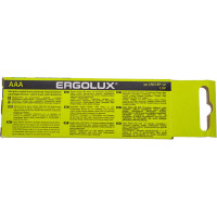Батарейка Ergolux 1.5В, LR03, Alkaline, BP-12 11745