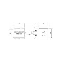 Светодиодный светильник (подсветка для лестниц) Elektrostandard MRL LED 1102, чёрный a049742