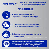 Антисептик для рук и поверхностей PLEX 1 л УТ000004166