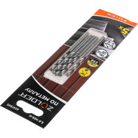 Сверло по металлу HSS-R (5 шт; 3х61 мм; цилиндрический хвостовик) ZOLDER 4241305