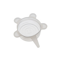 Набор универсальных растягивающихся крышек BRADEX 6 шт, белый TK 0477