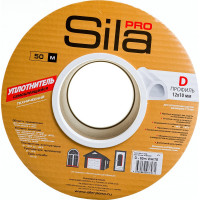 Самоклеящийся уплотнитель Sila pro D50м, 12х10мм, белый, SD-54C (S) SD-54C