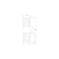 Садово-парковый светильник Elektrostandard TECHNO чёрный 1411 a048142