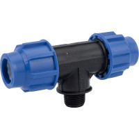 Тройник RTP с наружной трубной резьбой PN 16 D 20х1/2 11613