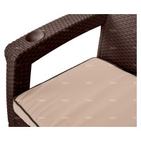 Трехместный диван TWEET Мебель, коричневый M7639