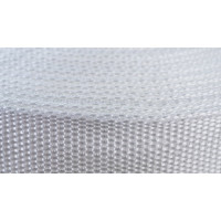 Ременная полипропиленовая лента Эбис, 25 мм, 50 м, белая 72412