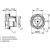 Маслоуказатель Глазок KIPP K0445.2362715