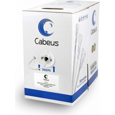 Кабель Cabeus UTP-4P-Cat.5e-SOLID-GY