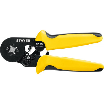 STAYER Professional CS-10 пресс-клещи для втулочных наконечников 0.25 - 10 мм.кв, 44447