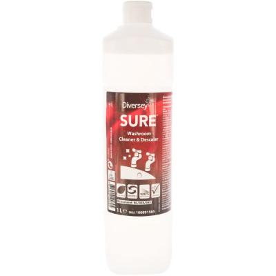 Diversey SURE Washroom Cleaner&Descaler Моющее средство для удаления известковых отложений 100891584