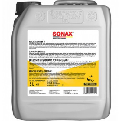 SONAX ProfiLine Очиститель холодного двигателя быстрого действия 5л 542500