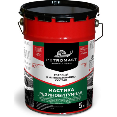 Резинобитумная мастика PETROMAST 24614