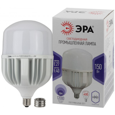 ЭРА LED POWER T160150W6500E27/E40 диод, колокол, 150Вт, холодн, E27/E40 6/96 Б0049106