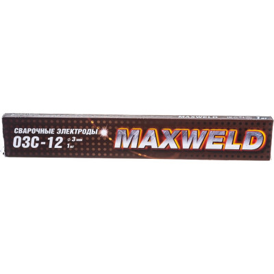 MAXWELD ЭЛЕКТРОДЫ СТАЛЬ 3ММ,1КГ ОЗС-12 OZS31